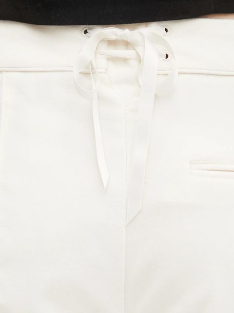 adidas Originals spodnie welurowe Velvet damskie kolor beżowy proste high waist KF2303