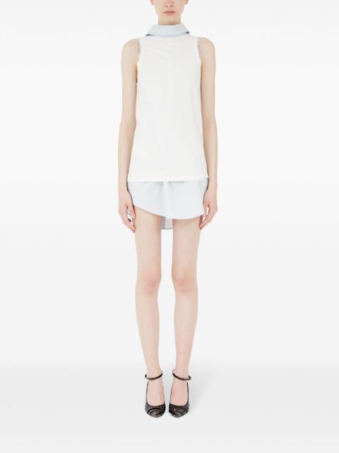 Maison Margiela cotton tank top - White - zdjęcie produktu nr 2