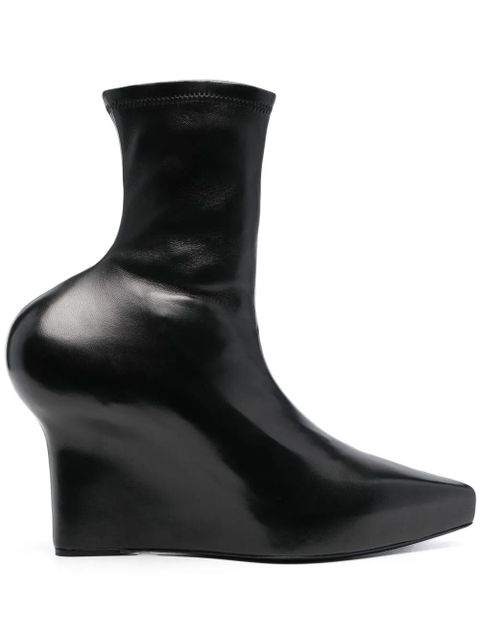 Givenchy sculpted-detail 120mm ankle boots - Black - zdjęcie produktu nr 1