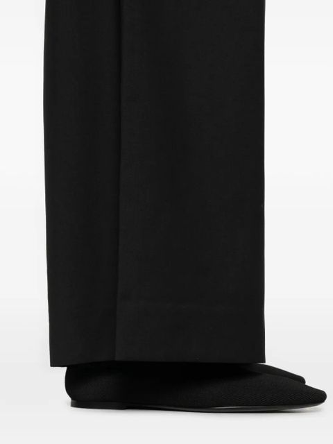 TOTEME Dinner drawstring wool trousers - Black