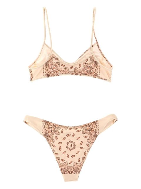 The Attico paisley-print bikini - Pink - zdjęcie produktu nr 2