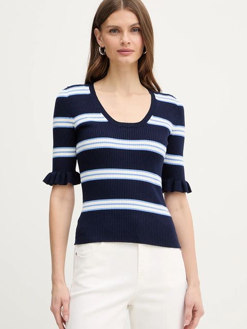 Twinset sweter damski kolor granatowy 261TP3240 - zdjęcie produktu nr 1