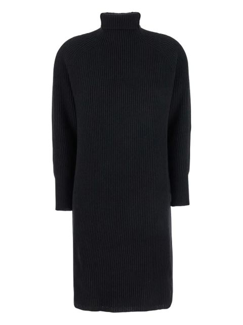 Max Mara ribbed turtleneck dress - Black - zdjęcie produktu nr 1