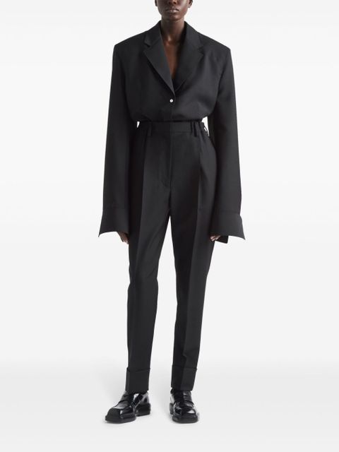 Prada pressed-crease tailored trousers - Black - zdjęcie produktu nr 2