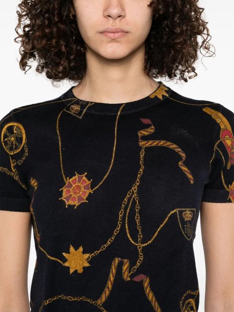 Lauren Ralph Lauren printed T-shirt - Blue