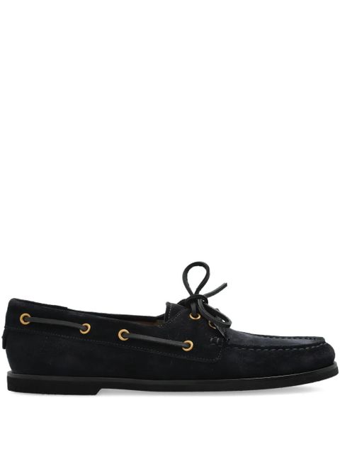 Gianvito Rossi leather oxford shoes - Blue - zdjęcie produktu nr 1