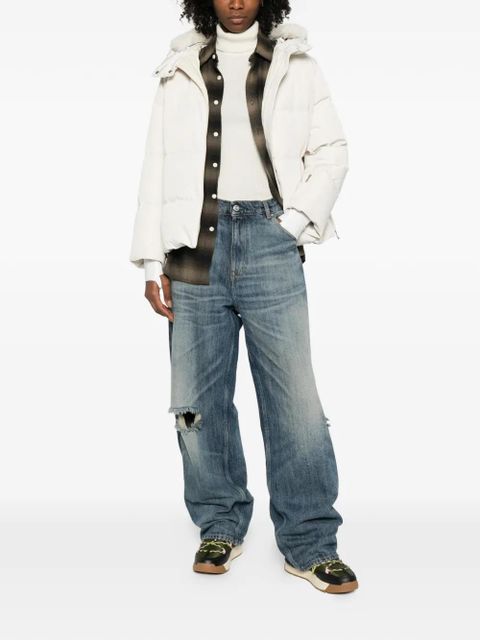 Yves Salomon hooded puffer jacket - Neutrals - zdjęcie produktu nr 2