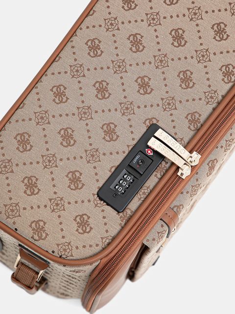 Guess walizka NEDA SMALL kolor beżowy TWJP96 54983