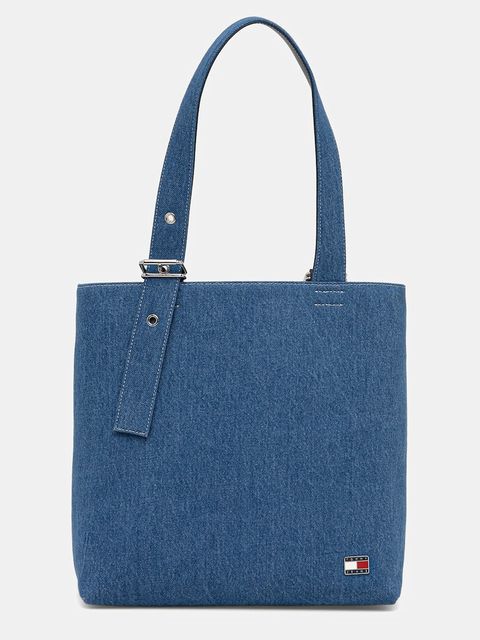 Tommy Jeans torebka jeansowa kolor niebieski AW0AW18197 - zdjęcie produktu nr 1
