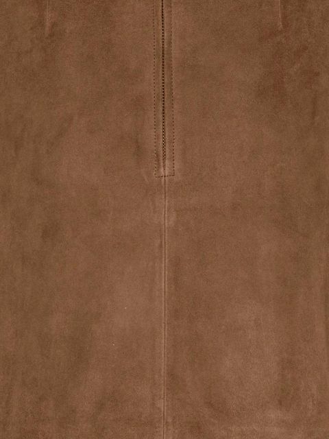 ROTATE BIRGER CHRISTENSEN suede mini skirt - Brown