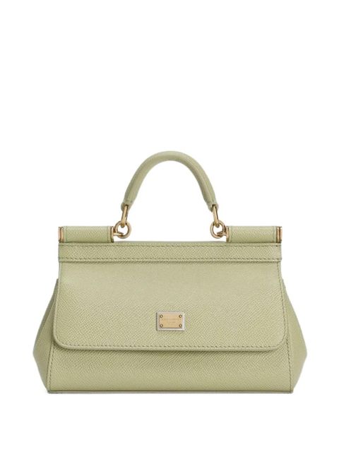 Dolce & Gabbana logo-plaque tote bag - Green - zdjęcie produktu nr 1
