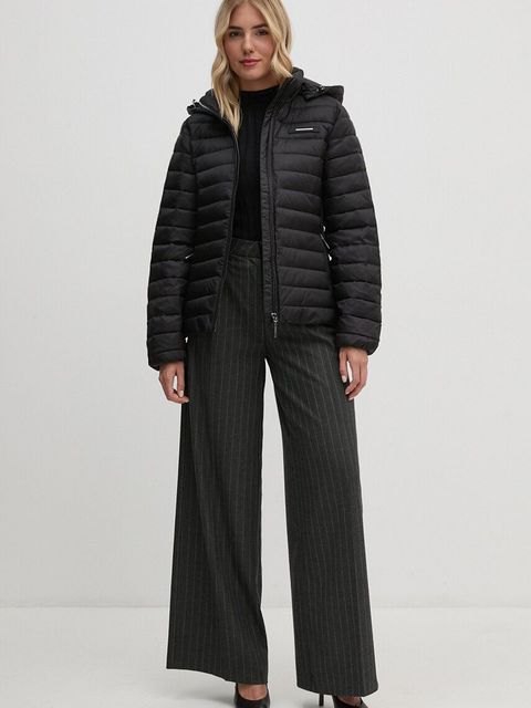 Calvin Klein kurtka damska kolor czarny przejściowa K20K207731