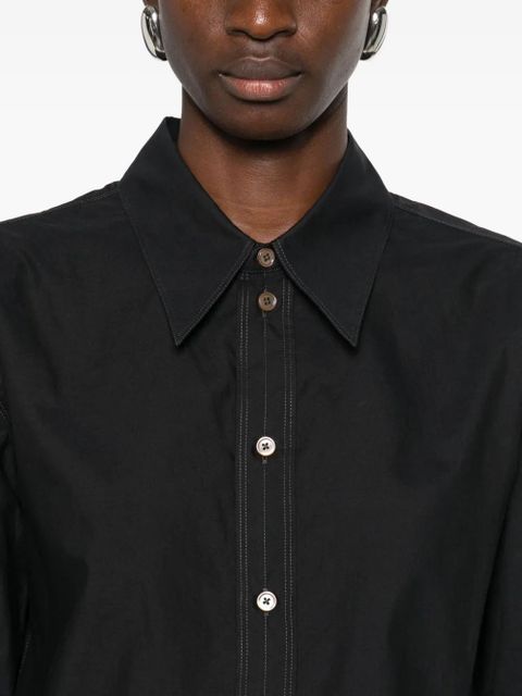 LEMAIRE long-sleeve shirt - Black