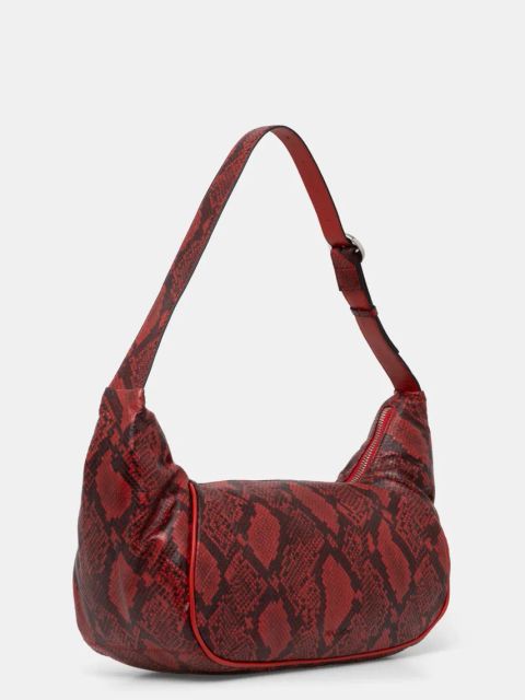 MAX&Co. torebka skórzana kolor czerwony 2516511016200