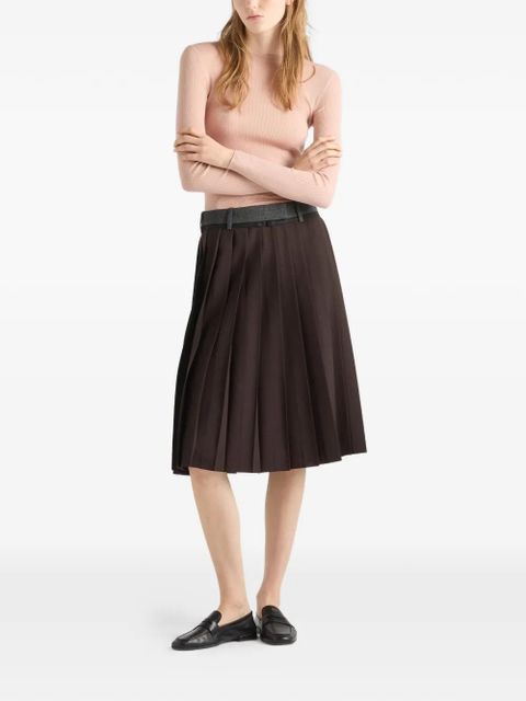 Prada wool crew-neck sweater - Pink - zdjęcie produktu nr 2