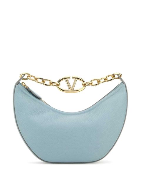 Valentino Garavani small Vlogo Moon tote bag - Blue - zdjęcie produktu nr 1