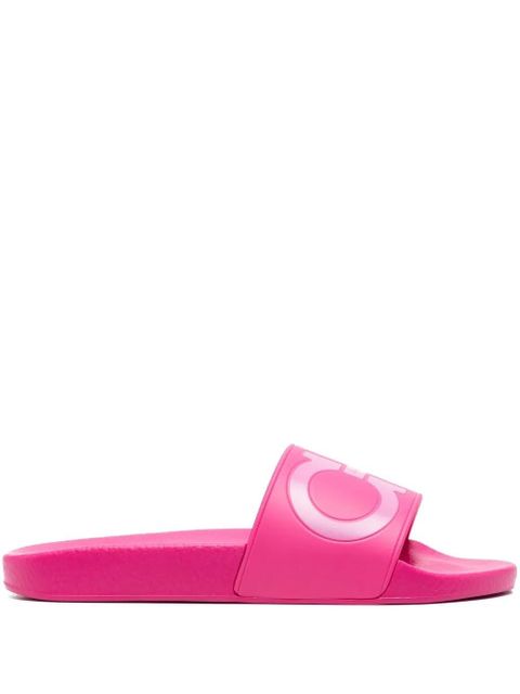 Ferragamo Gancini pool slides - Pink - zdjęcie produktu nr 1
