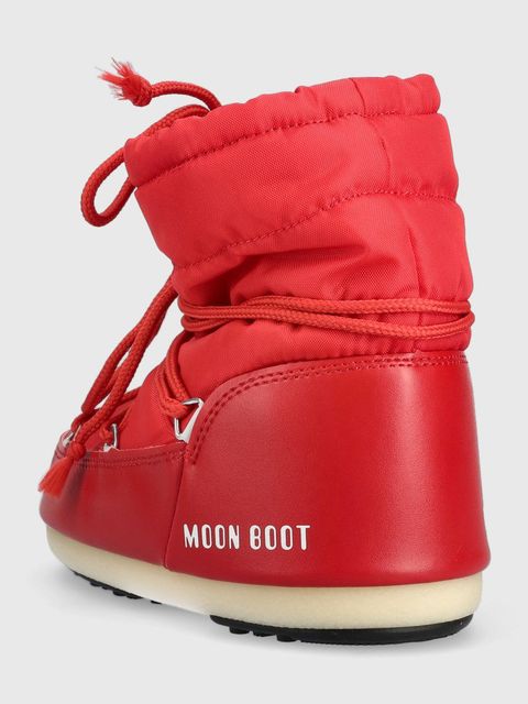 Moon Boot śniegowce Light Low Nylon kolor czerwony 14600100.RED-RED