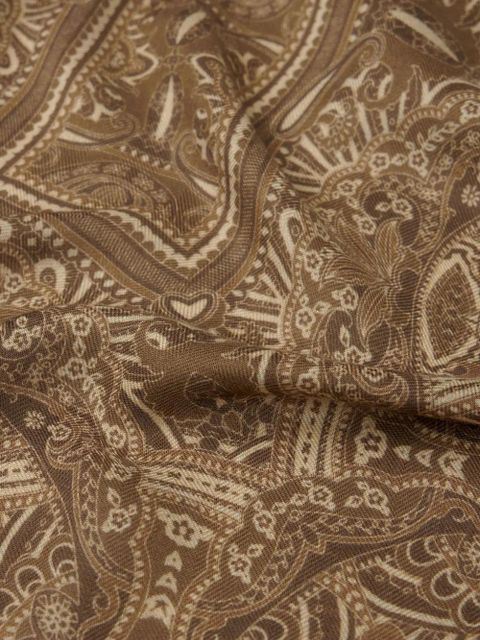 ETRO silk scarf - Brown - zdjęcie produktu nr 2