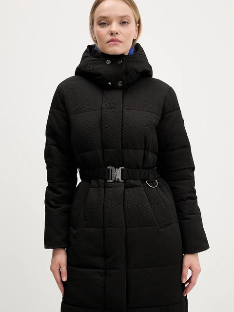 Desigual kurtka EXTRA CINTURON2 kolor czarny zimowa 25WWEW24 - zdjęcie produktu nr 2