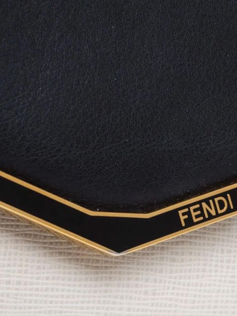 FENDI envelope leather wallet - White