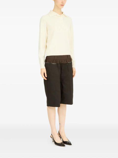 Maison Margiela wool polo top - Neutrals