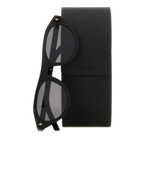 Prada geometric-frame sunglasses - Black