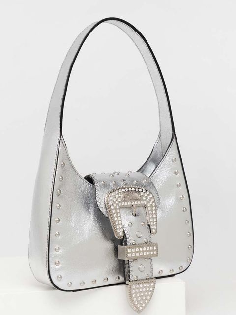 Moschino Jeans torebka skórzana - zdjęcie produktu nr 2