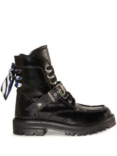 PUCCI marmo-print leather boots - Black - zdjęcie produktu nr 1