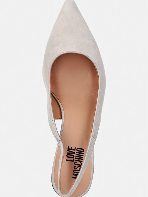 Love Moschino szpilki zamszowe