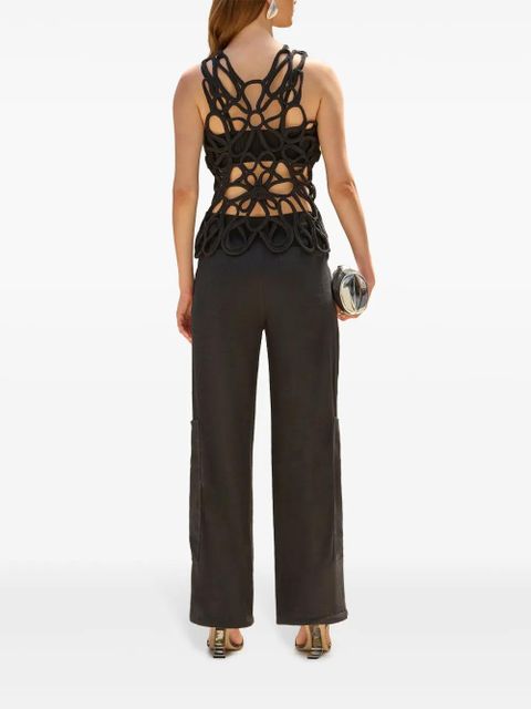 Cult Gaia Danica knitted top - Black