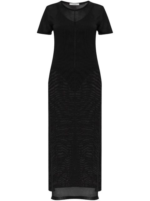 LEMAIRE side-slits maxi dress - Black - zdjęcie produktu nr 1