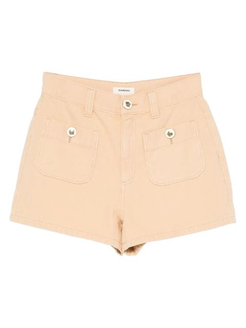 SANDRO pocket cotton shorts - Neutrals - zdjęcie produktu nr 1