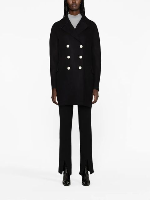 Lanvin double-breasted wool coat - Black - zdjęcie produktu nr 2