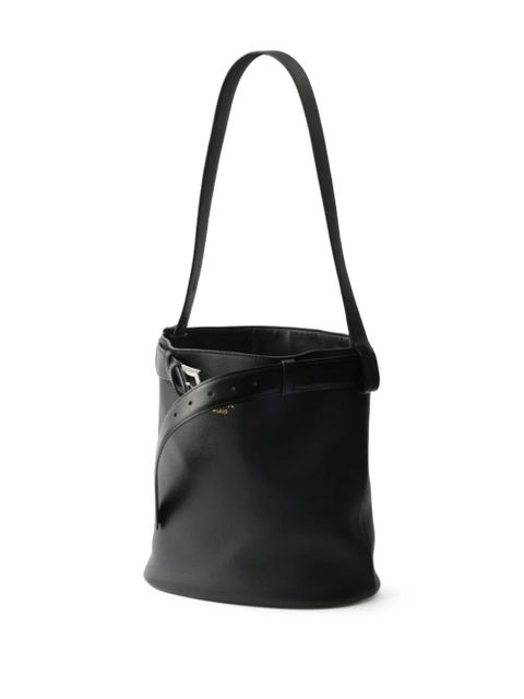 Prada Buckle bucket bag - Black