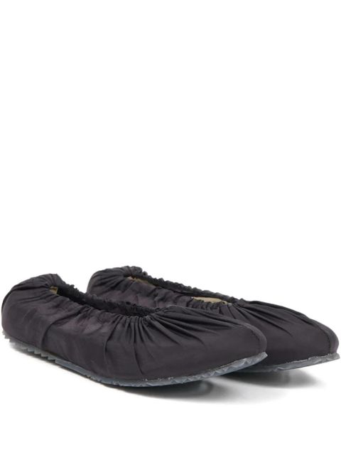 Maison Margiela gathered ballet flats - Black - zdjęcie produktu nr 1