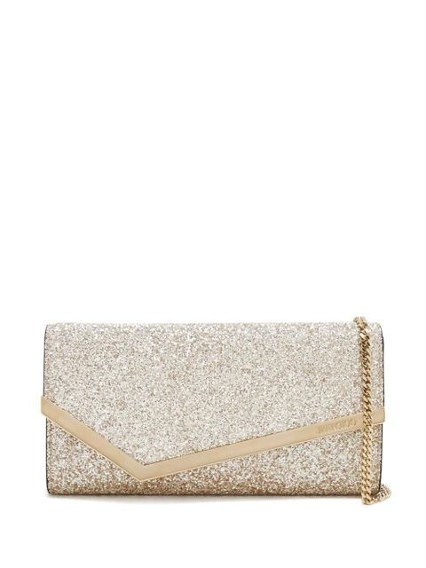 Jimmy Choo Emmie chain clutch bag - Gold - zdjęcie produktu nr 1