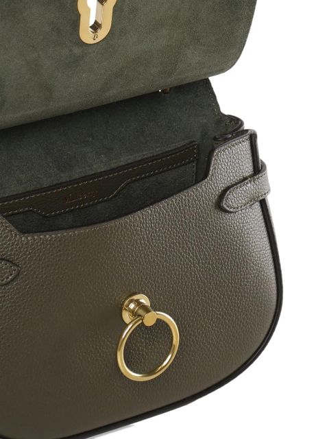 Mulberry lock saddle shoulder bag - Green