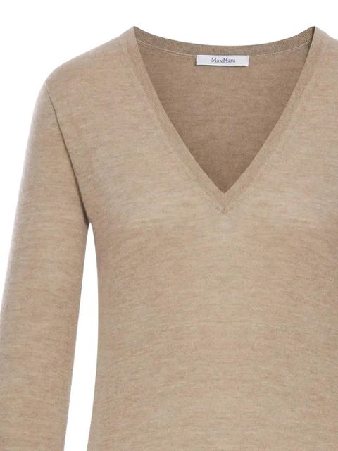 Max Mara V-neck top - Neutrals - zdjęcie produktu nr 2