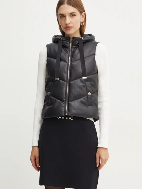 Morgan bezrękawnik GSOLO damski kolor czarny zimowy GSOLO