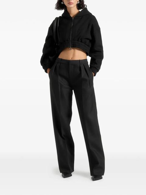 Manière De Voir Josiane zip cinched hoodie - Black - zdjęcie produktu nr 2