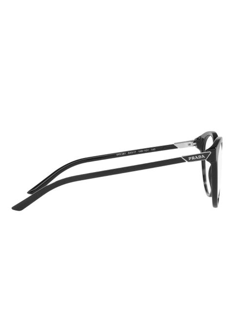 Prada Eyewear oval-frame glasses - Black