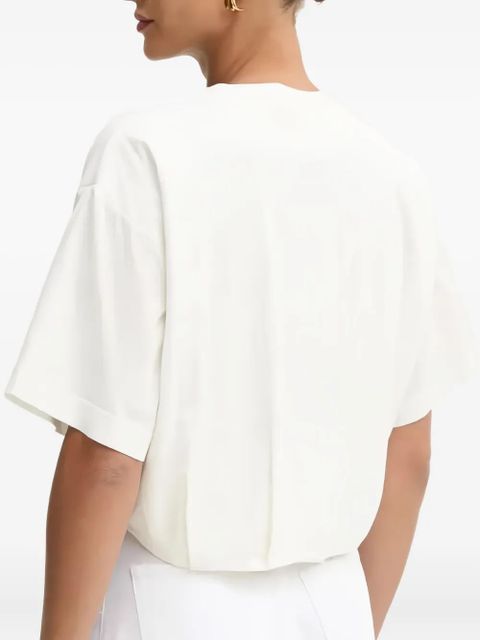 PINKO logo-print T-shirt - White - zdjęcie produktu nr 2