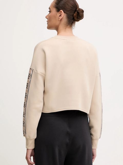 Guess bluza CYMONE damska kolor beżowy z aplikacją V3BQ16 KB3P2