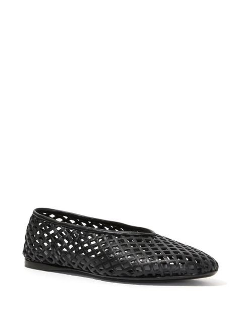 Proenza Schouler Tee Perforated ballerina shoes - Black