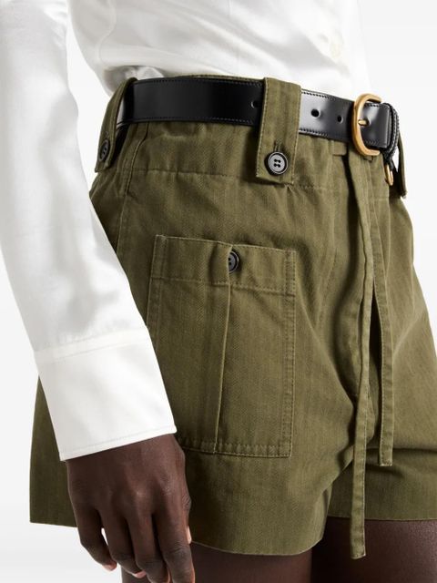 Prada chevron shorts - Green