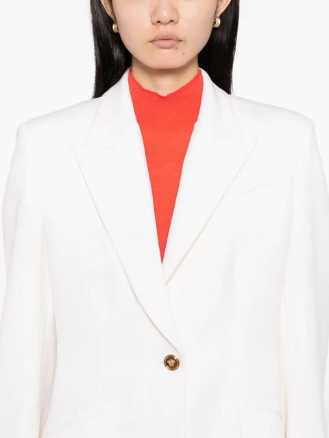 Versace wool single-breasted blazer - Neutrals