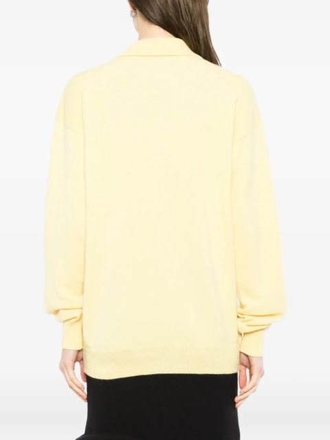 JW Anderson argyle button knitwear - Yellow