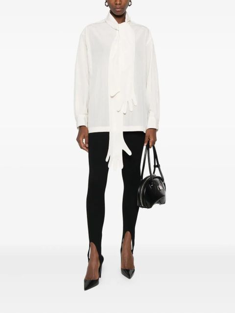 Jean Paul Gaultier glove-detail blouse - Neutrals