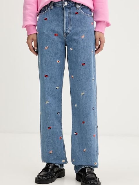 Tommy Jeans jeansy straight damskie - zdjęcie produktu nr 1
